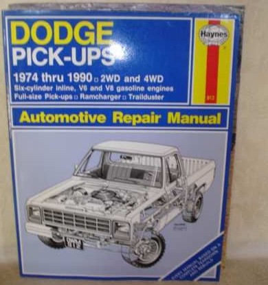 Dodge W200 manual boek