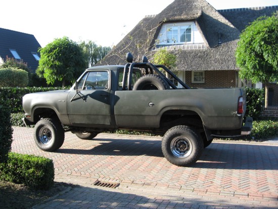 Dodge W200 suspensionlift nieuwe bladveren